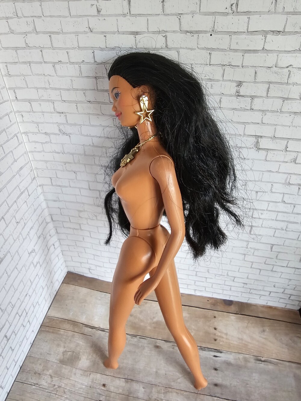 Mattel Vintage 1991 Sunsation Kira Barbie Friend Fashion Doll Nude Jewelry Rare - Picture 5 of 5